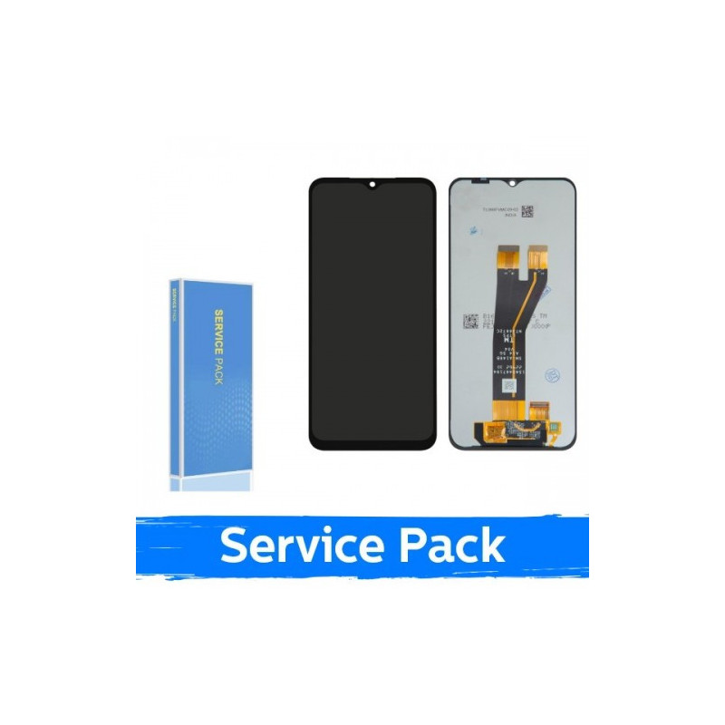 Ekranas skirtas Samsung A146B A14 5G / A145F A14 4G juodas (Service Pack / Aftermarket)(NF version)
