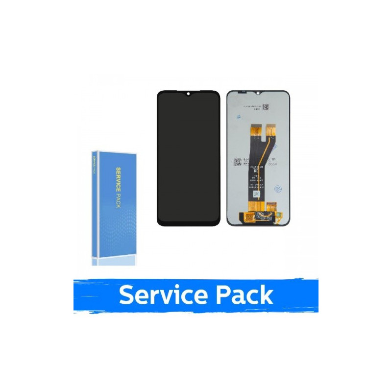 Ekranas skirtas Samsung A146P A14 5G juodas (Service Pack / Aftermarket)(NF version)