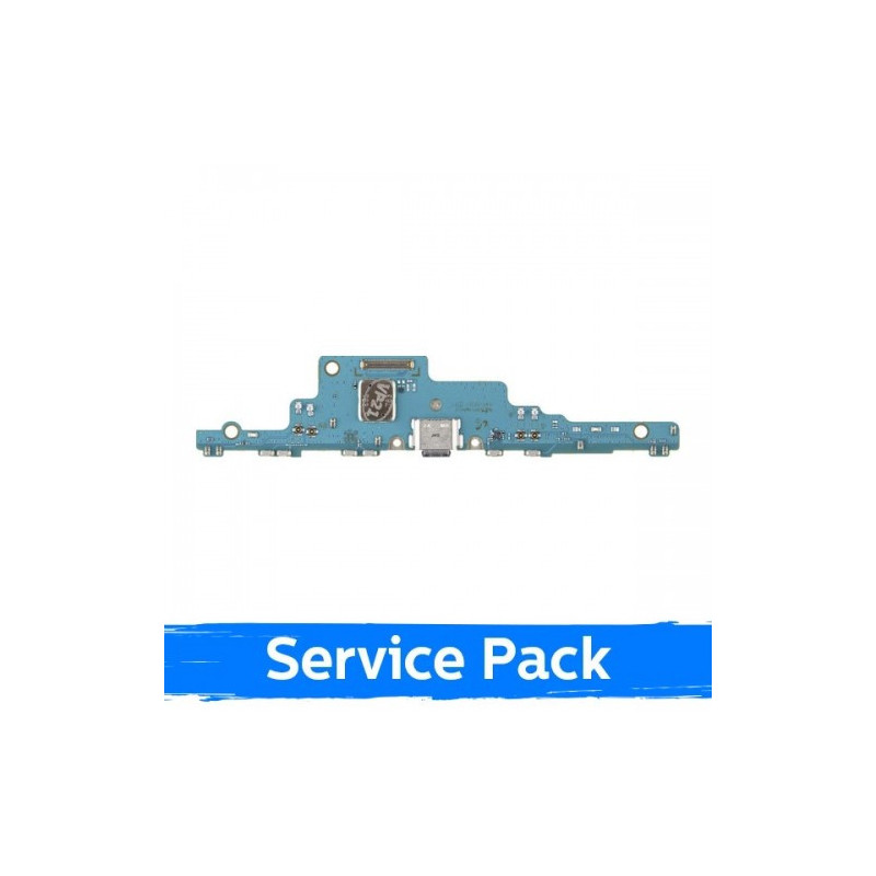 Krovimo lizdas skirtas Samsung T736 / T733 Tab S7 FE su lanksčiąja jungtimi / plata (Service Pack)