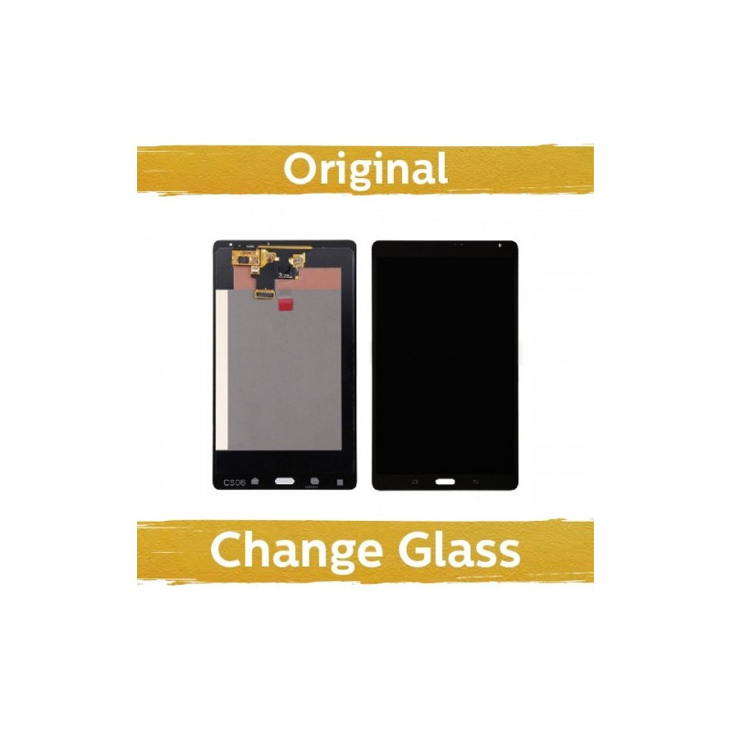 Ekranas skirtas Samsung T705 / T700 Tab S juodas (Atnaujintas: China)