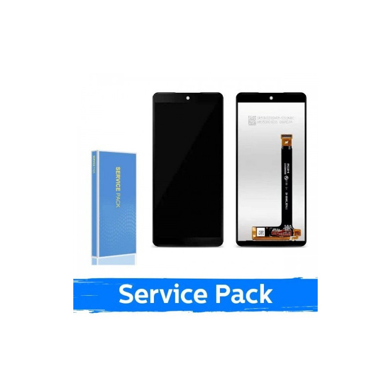 Ekranas skirtas Samsung G525 Xcover 5 juodas (Service Pack / Aftermarket)(NF version)