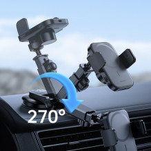 Automobilinis laikiklis Joyroom 'JR-ZS295' juodas (15W / Magsafe Compatible) (magnetinis / lipinamas)