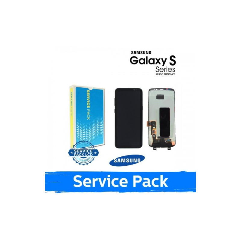 Ekranas skirtas Samsung G950 S8 juodas (Service Pack) (NF version)