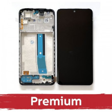 Ekranas skirtas Xiaomi Redmi Note 11 / Poco M4 Pro 4G juodas su rėmeliu OEM