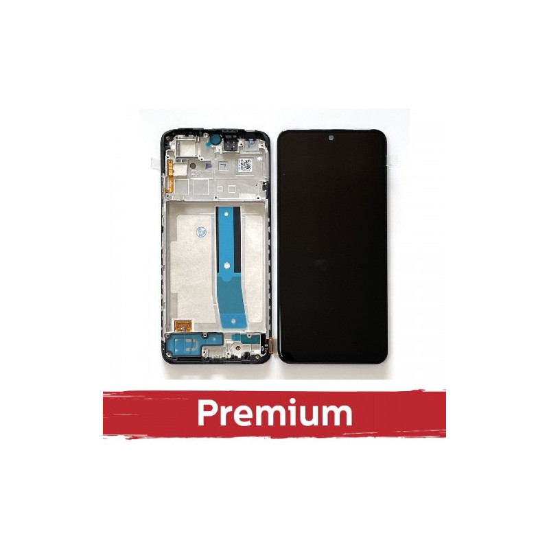Ekranas skirtas Xiaomi Redmi Note 11 / Poco M4 Pro 4G juodas su rėmeliu OEM