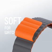 Dux Ducis 'Chain' bracelet for Apple Watch Ultra 49mm grey