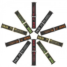 Apyrankė Dux Ducis 'Outdoor' skirta Apple Watch 42mm / 44mm / 45mm juoda / žalia