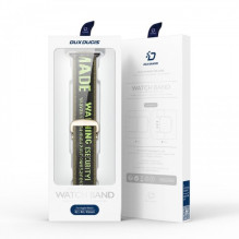 Apyrankė Dux Ducis 'Outdoor' skirta Apple Watch 42mm / 44mm / 45mm juoda / žalia