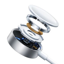 Wireless charger Joyroom 'S-IW007' white 120cm with extension 3in1 (for Apple Watch)