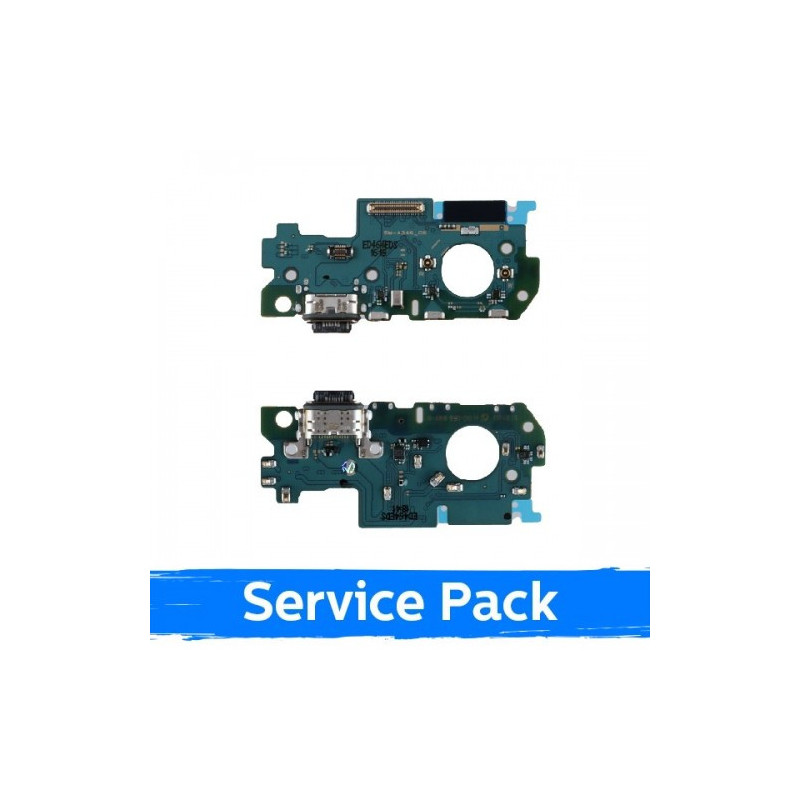 Krovimo lizdas skirtas Samsung A346 A34 su lanksčiąją jungtimi / plata (Service Pack)