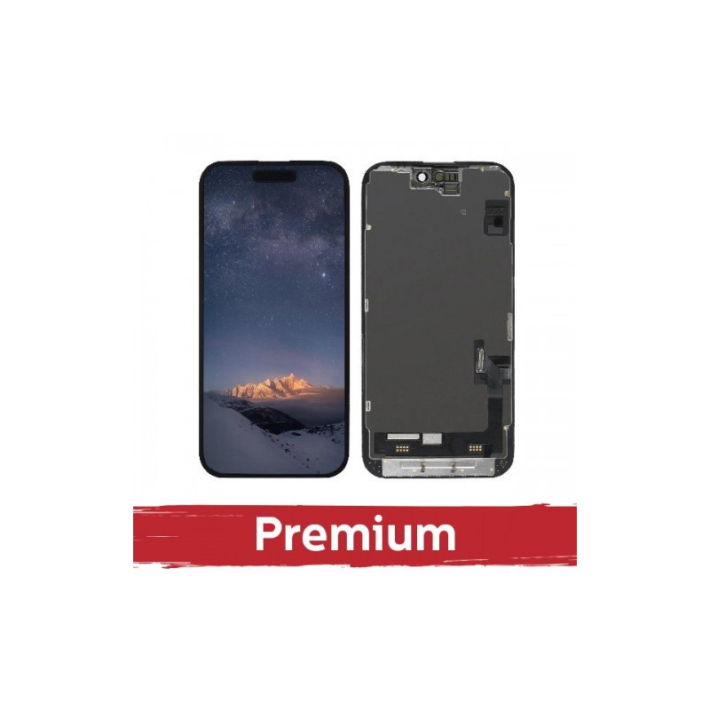 Screen for iPhone 15 Pro Max black (INCELL / Premium) / *Removable IC* /
