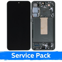 Screen for Samsung S916 S23 Plus with frame / Green / (Service Pack)