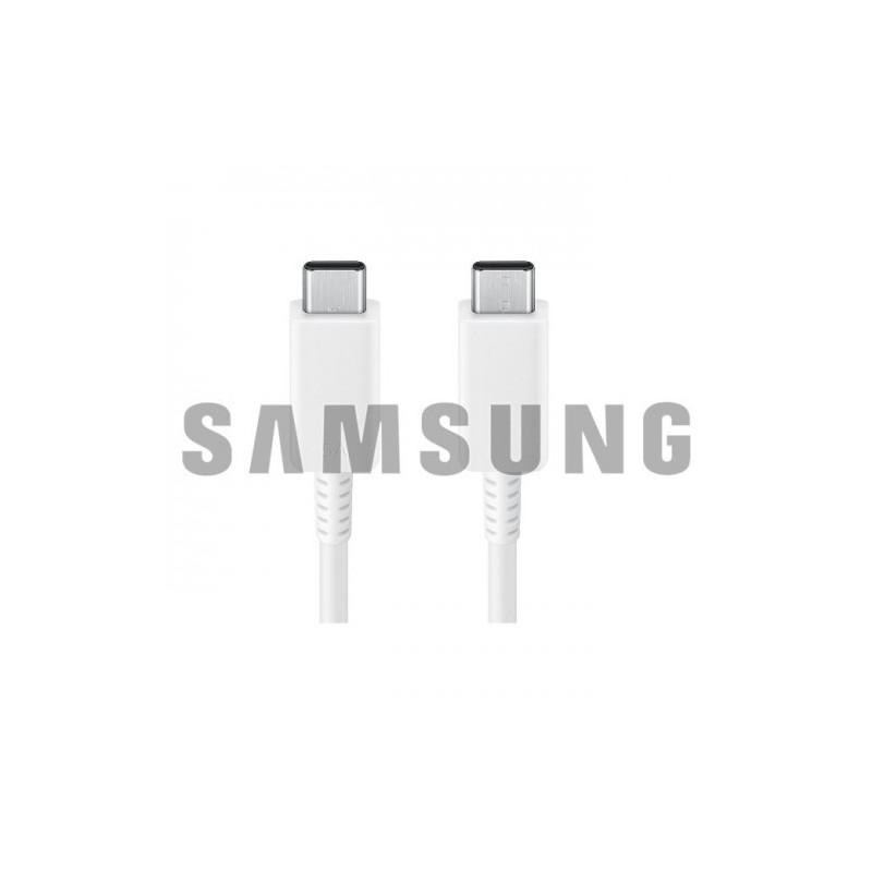 USB Kabelis Samsung EP-DX510JWEGEU baltas 180cm 'Type-C / Type-C' (iki 5A) / 100% Genuine /