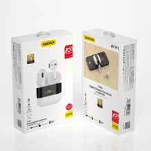 Belaidė laisvų rankų įranga Dudao 'U15S' balta (su LED ekranu)