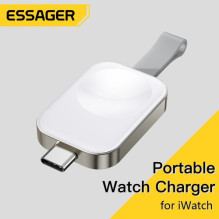 Wireless charger Essager 'Bay Portable C' white (for Apple Watch)