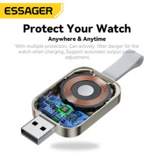 Wireless charger Essager 'Bay Portable C' white (for Apple Watch)