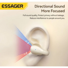 Belaidė laisvų rankų įranga Essager 'E88' juoda (Bluetooth 5.3)