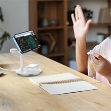 Wireless charger Choetech 'T585-F 3in1' white 15W (for iPhone / Apple Watch / Airpods)