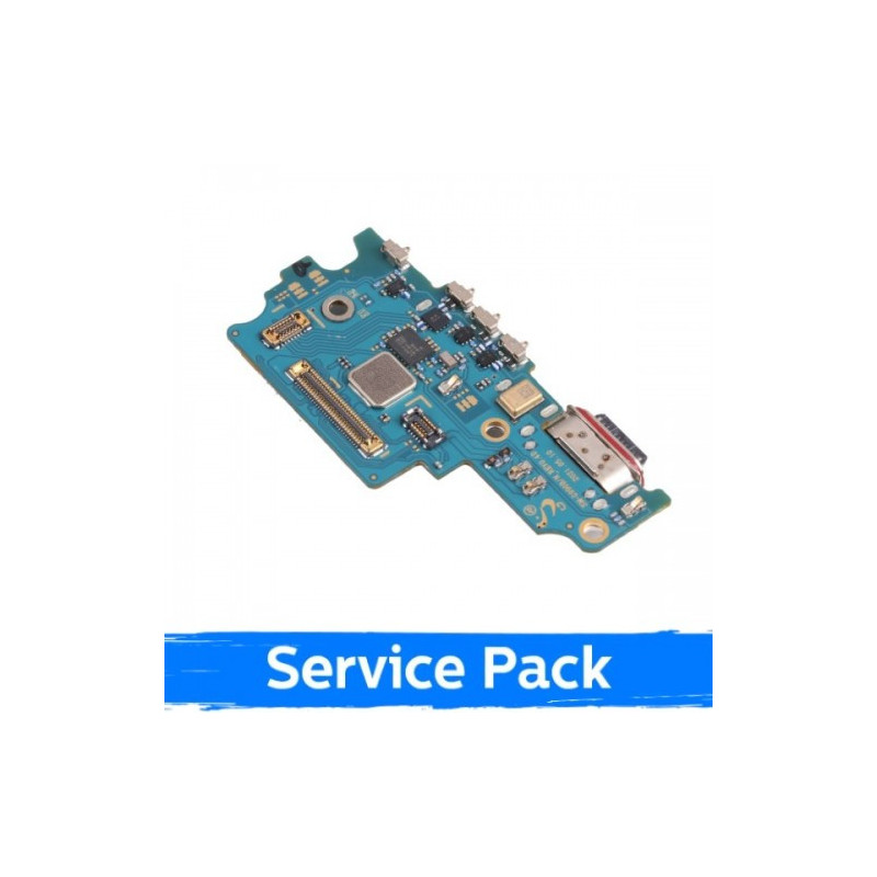 Krovimo lizdas skirtas Samsung G990 S21 FE su lanksčiąją jungtimi / plata (Service Pack)