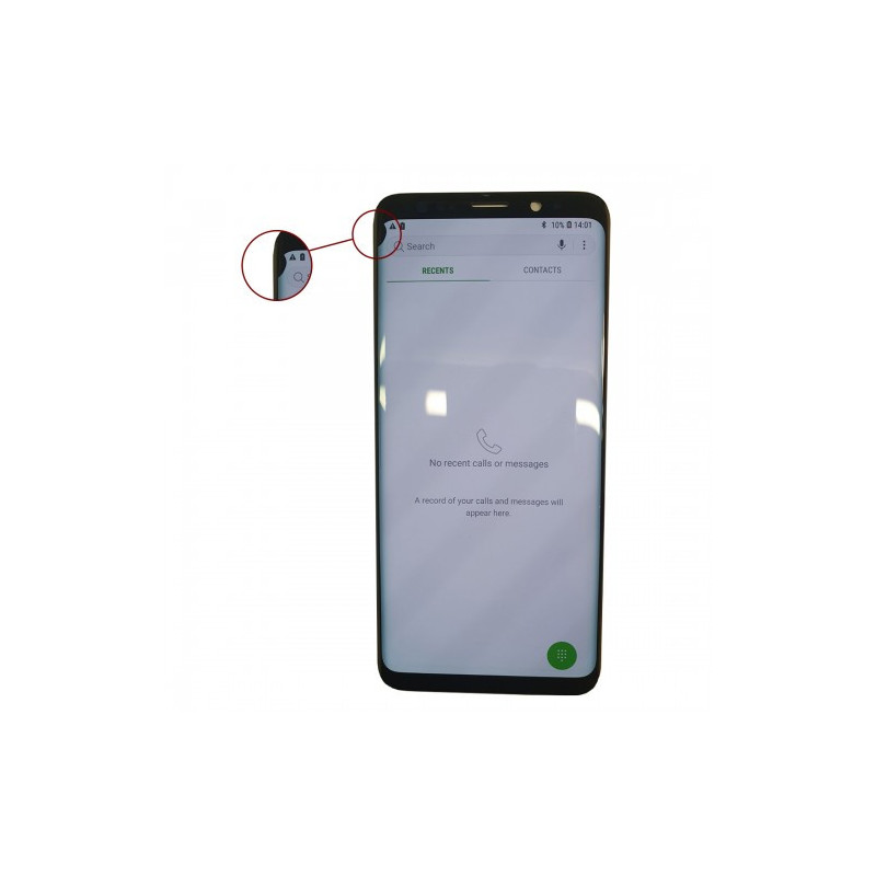 Ekranas skirtas Samsung G960 S9 juodas (Atnaujintas: Telemax) (defektuotas 212)