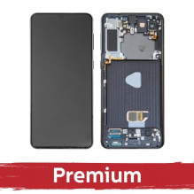 Ekranas skirtas Samsung G996 S21 Plus su rėmeliu / Phantom Black / OEM