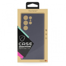 Dėklas 'TM Pure Silicone' skirtas Samsung S916 S23 Plus / Charcoal Gray / (Blister)