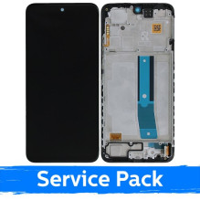 Screen for Xiaomi Redmi Note 12S (4G) / Redmi Note 11S (4G) / Poco M4 Pro 4G black with frame (Service Pack)