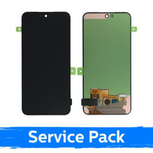 Ekranas skirtas Samsung A356 A35 5G juodas (Service Pack)(NF version)