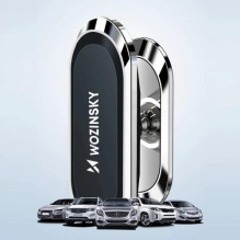 Car holder Wozinsky 'WMH-06' silver (magnetic / adhesive) Car holder Wozinsky 'WMH-06' silver (magnetic / adhesive)