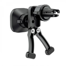 Automobilinis laikiklis Dudao 'F6Pro' juodas (magnetinis / grotelėms)