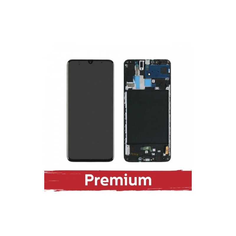 Ekranas skirtas Samsung A705 A70 su rėmeliu / big size (didelis rodomas plotas) / OEM