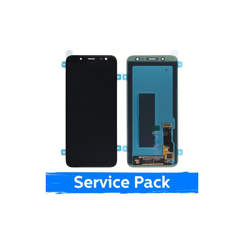 Ekranas skirtas Samsung J600 2018 J6 juodas (Service Pack)