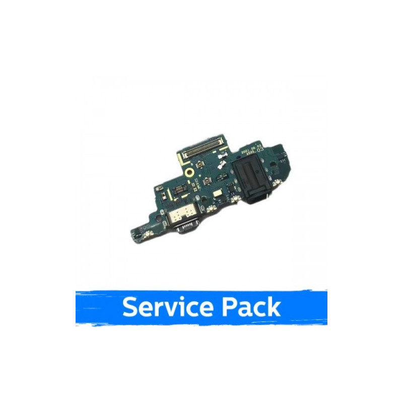 Krovimo lizdas skirtas Samsung A528 A52s (K1 version) su lanksčiąja jungtimi / plata (Service Pack)