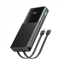 Išorinė baterija Joyroom 'JR-PBF19' juodas 10000mAh 22.5W (PD / QC3.0) + integruoti Type-C / Lightning laidai