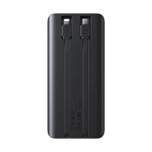 Išorinė baterija Joyroom 'JR-PBF19' juodas 10000mAh 22.5W (PD / QC3.0) + integruoti Type-C / Lightning laidai