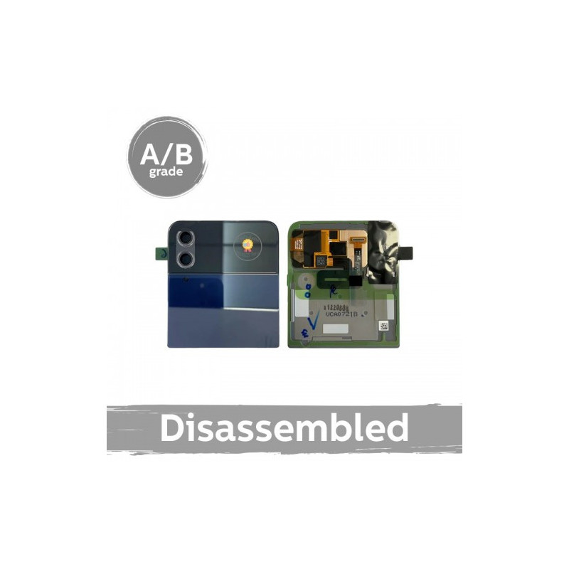 Screen for Samsung F721 Z Flip4 (OUTER) with frame / Blue / (9 / 10 used)