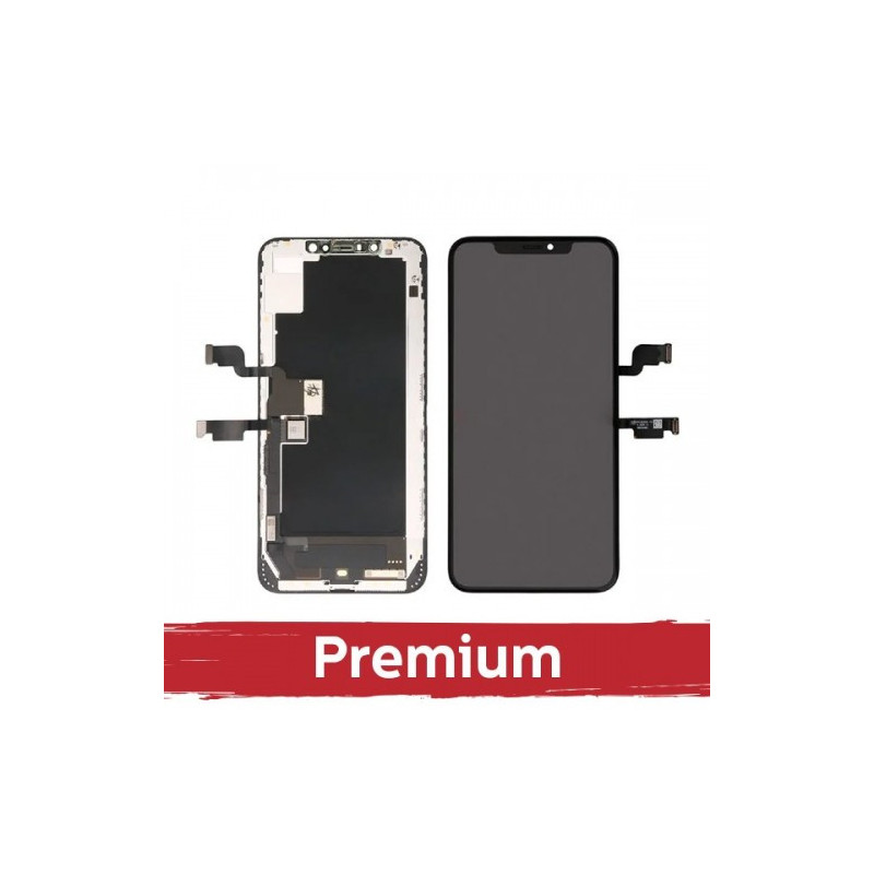 Screen for iPhone XS Max black (INCELL / Premium) / *Removable IC* /