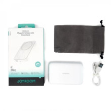 External battery Joyroom 'JR-W020' white 10000mAh 20W (Wireless Charge 15W / PD 20W / QC3.0) + Type-C cable