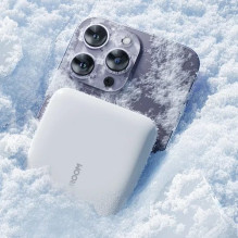 Išorinė baterija Joyroom 'JR-W020' balta 10000mAh 20W (Wireless Charge 15W / PD 20W / QC3.0) + Type-C laidas