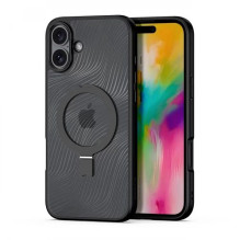 Dėklas Dux Ducis 'Aimo Mag Stand' skirtas Apple iPhone 16 juodas