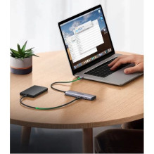Adapter Ugreen 'CM473' (Input: 'Type-C' / Ouput: 2x 'USB' 2x 'Type-C') Adapter Ugreen 'CM473' (Input: 'Type-C' / Ouput: 2x 'USB' 2x 'Type-C')