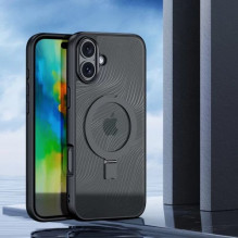 Dux Ducis 'Aimo Mag Stand' case for Apple iPhone 16 black