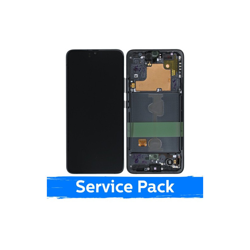 Ekranas skirtas Samsung A908 A90 5G 2019 juodas su rėmeliu (Service Pack)