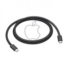 USB Kabelis Apple 'Woven' MQKJ3ZM / A (A2795) juodas 100cm 'Type-C / Type-C' (No Package) / 100% Genuine /