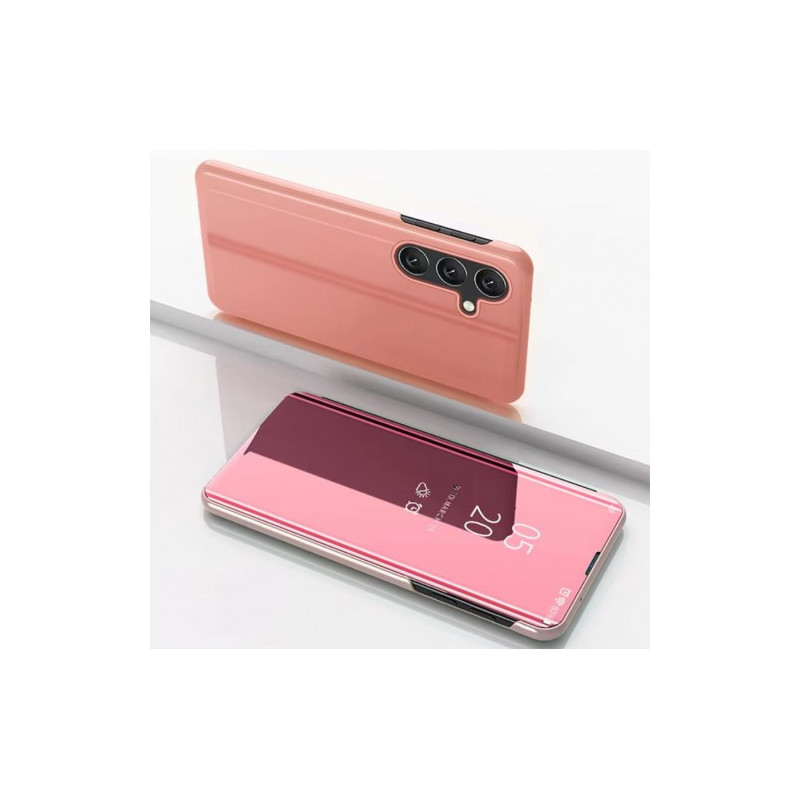 Dėklas 'Clear View' skirtas Samsung S931 S25 rožinis