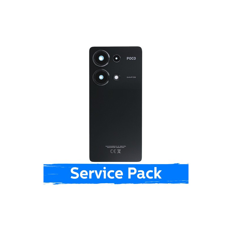 Galinis dangtelis skirtas Xiaomi Poco M6 Pro 4G / Black / (Service Pack)