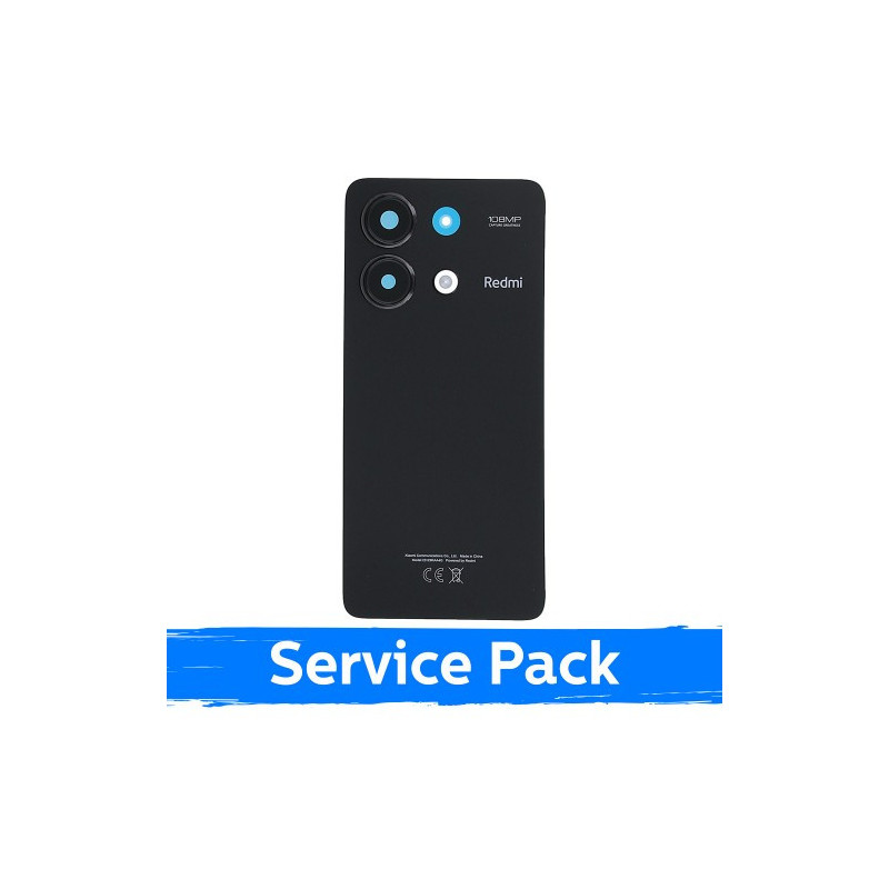 Galinis dangtelis skirtas Xiaomi Redmi Note 13 4G / Midnight Black / (Service Pack)