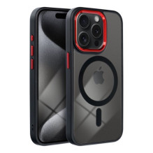 Case 'Color Edge Mag Cover' for Samsung S938 S25 Ultra black / red