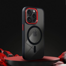 Case 'Color Edge Mag Cover' for Samsung S938 S25 Ultra black / red