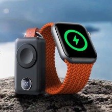Išorinė baterija Joyroom'JR-WQW01' juoda 2000mAh (skirta Apple Watch)